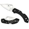 Spyderco 2024 Spyderco Dragonfly 2 Lightweight Black Plain SPY-C28PBK2 - alternate 1